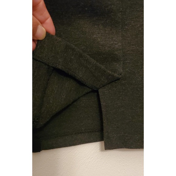 NYDJ High Waist Gray Black Lift Tuck Tech Knee Length Zip Pencil Skirt Women S - Picture 3 of 8
